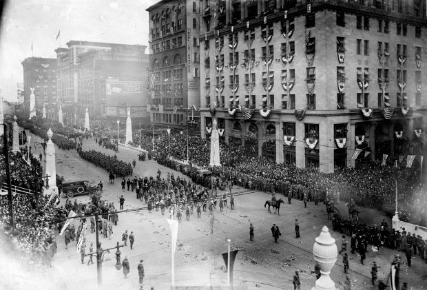 Veterans return, 1919